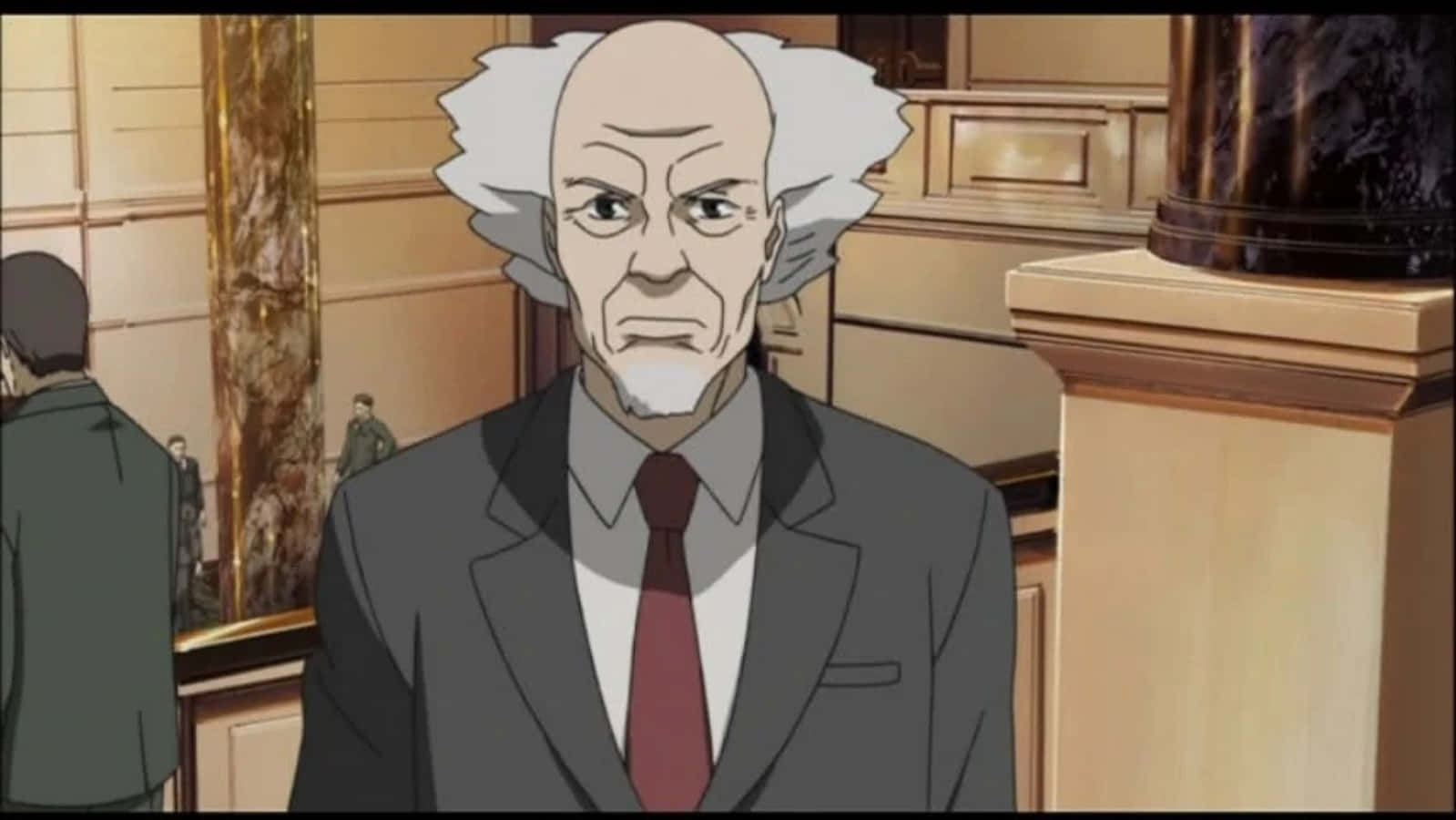 Daisuke Aramaki, Ghost in the Shell, white hair, HD Desktop Wallpaper