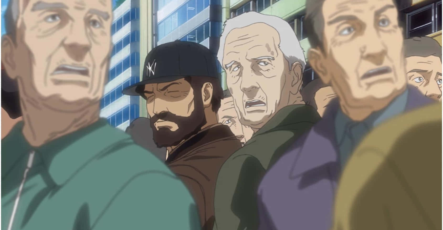 Ishikawa, Ghost In The Shell, crowd, HD Desktop Wallpaper