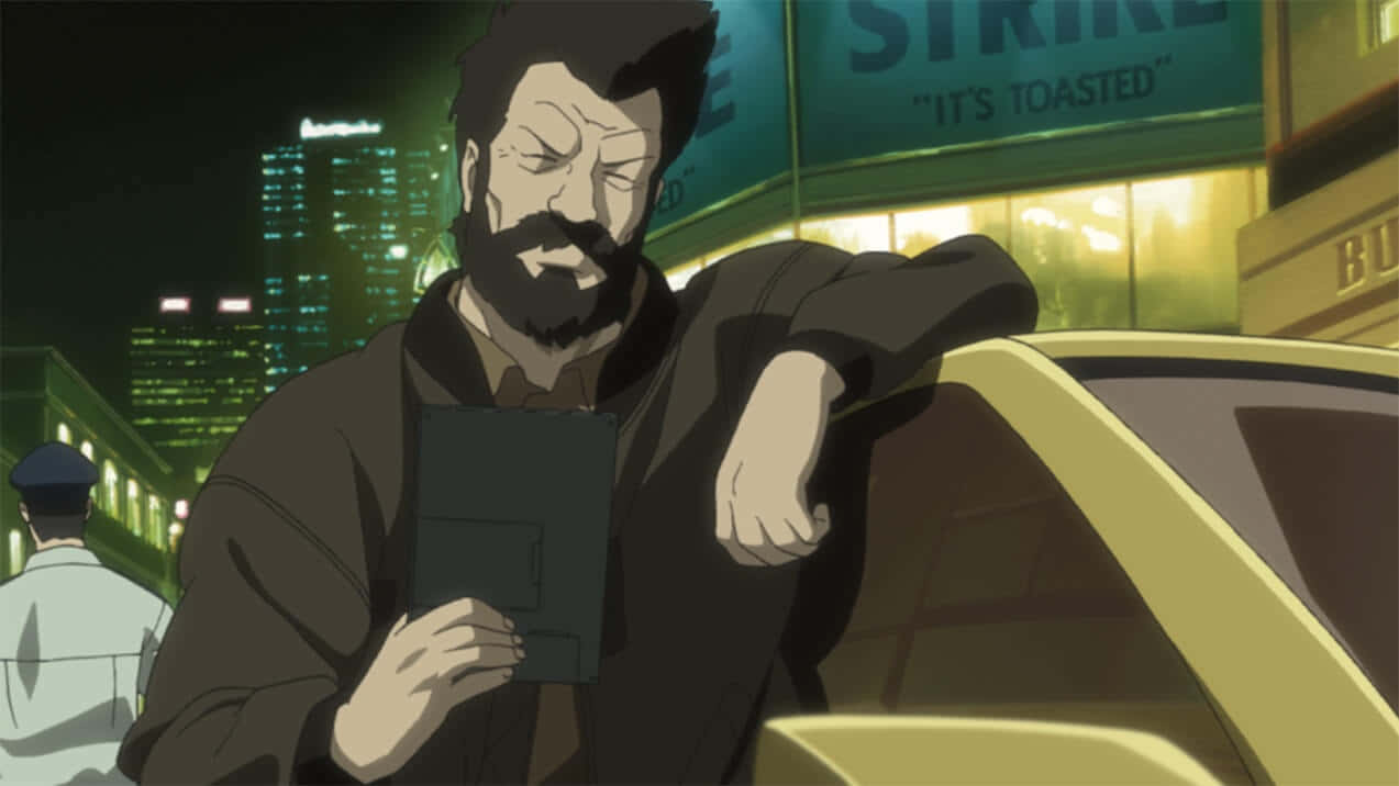 Ishikawa, Ghost In The Shell, neon-lit city street, SD Desktop Wallpaper