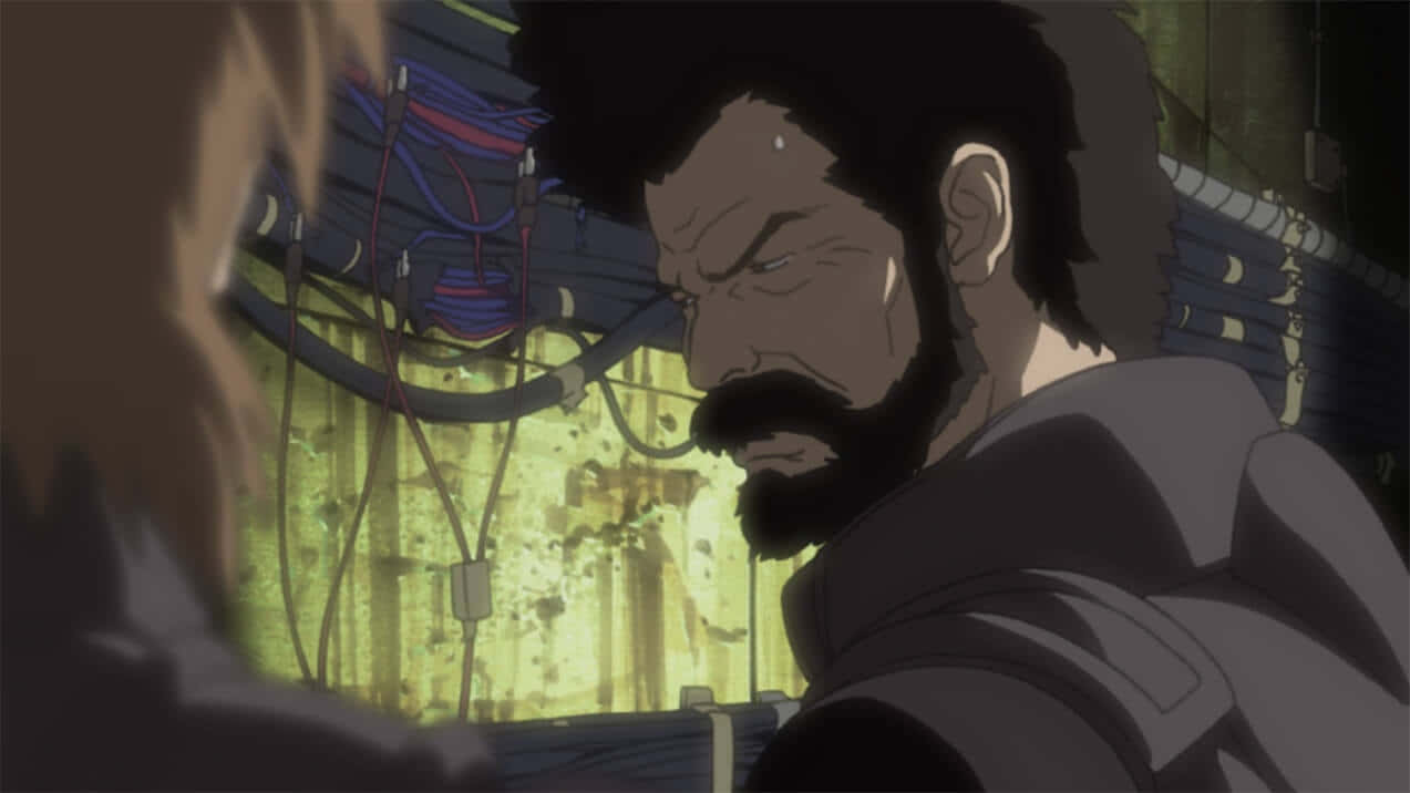 Ishikawa, Ghost in the Shell, bearded man, SD Desktop Wallpaper