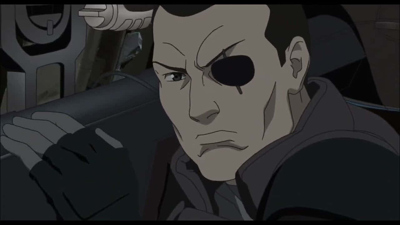 Ghost In The Shell Saito, eyepatch, cockpit, HD Desktop Wallpaper