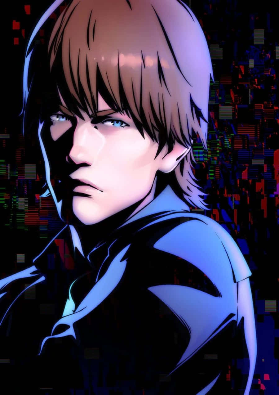 Ghost In The Shell, Togusa, glitchy digital background, SD Phone Wallpaper