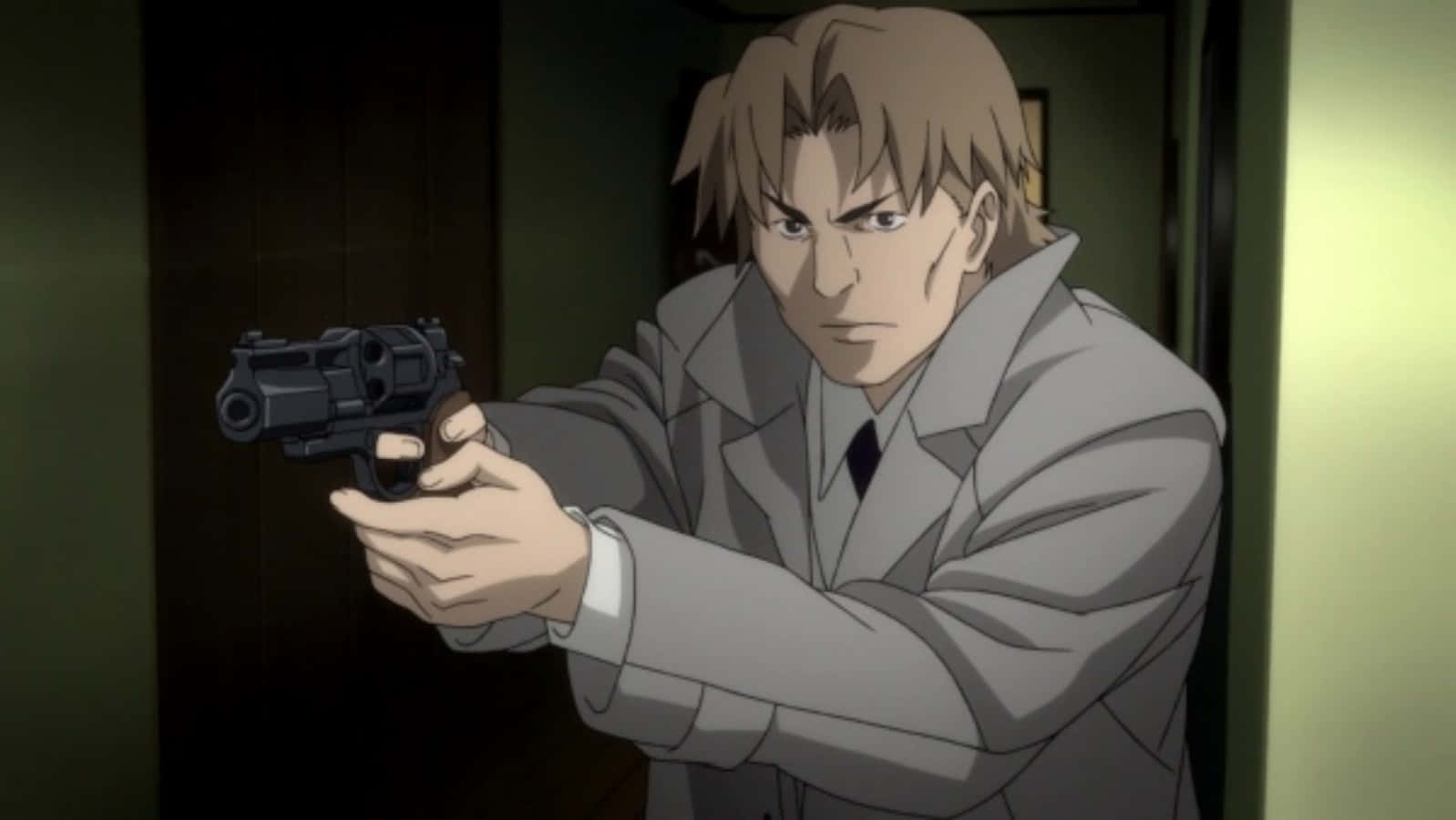 Togusa, Ghost In The Shell, gray coat, HD Desktop Wallpaper