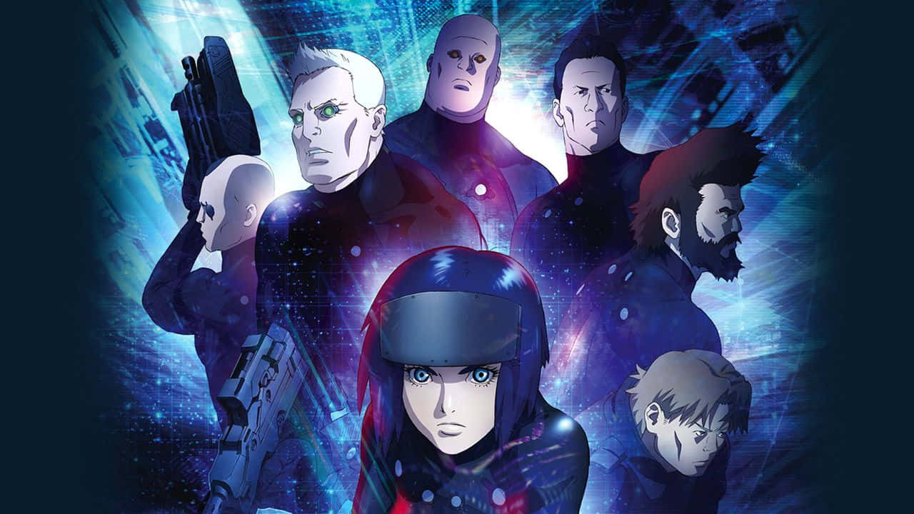 Ghost In The Shell, team portrait, dark futuristic gear, HD Desktop Wallpaper