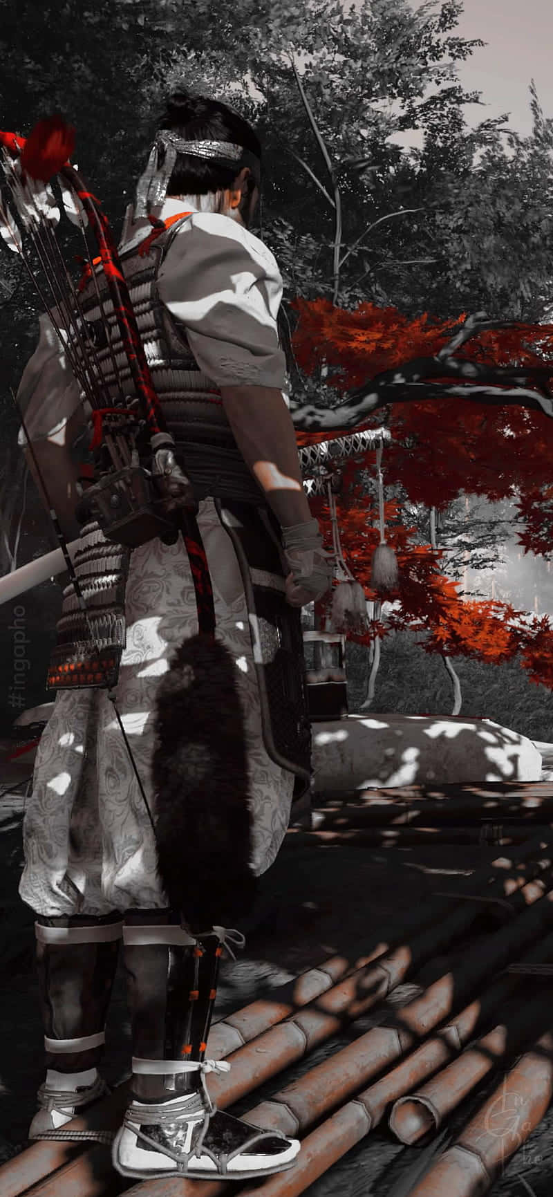 Ghost Of Tsushima, iPhone, samurai warrior, HD Phone Wallpaper