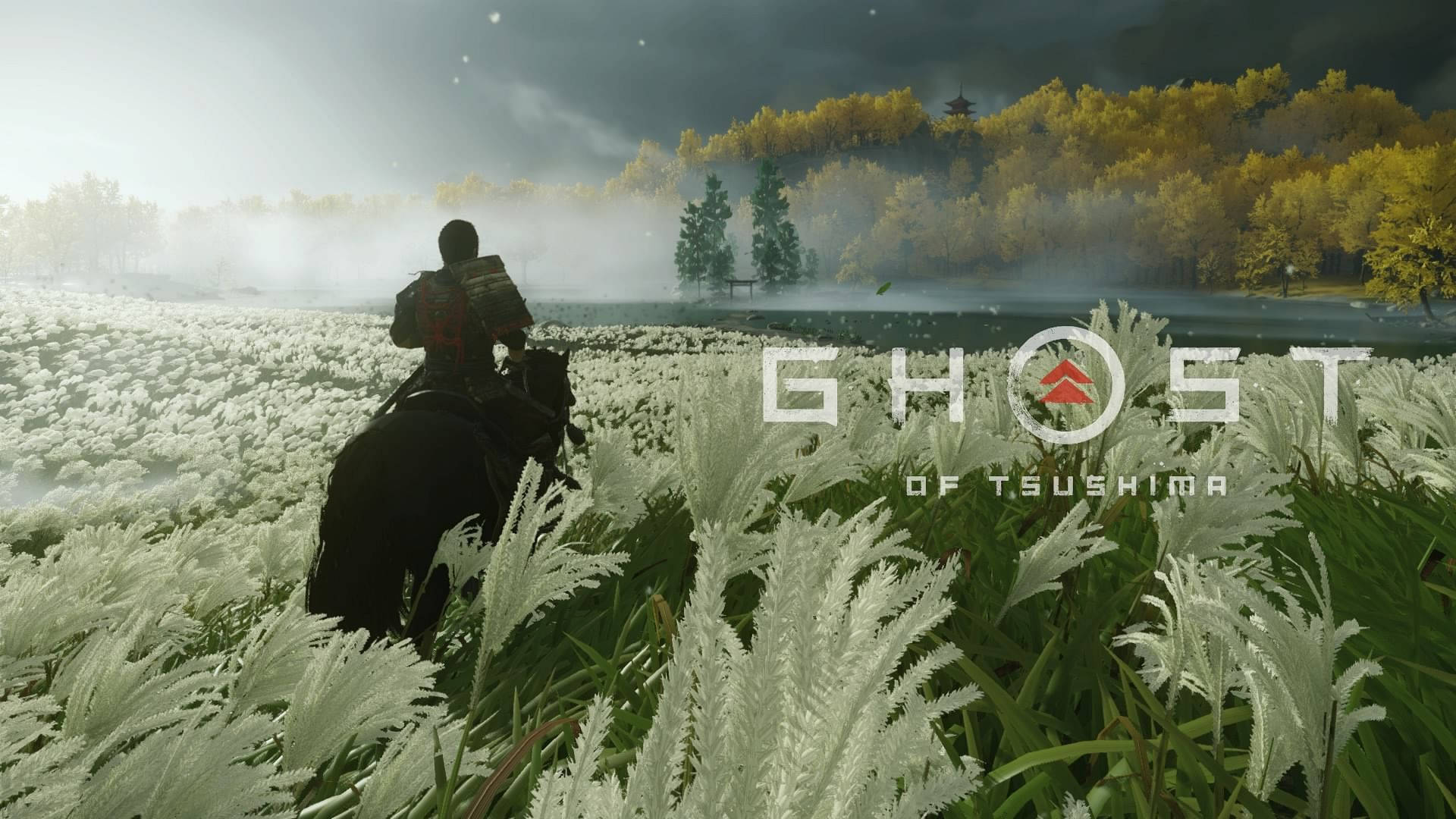 Ghost Of Tsushima, samurai, horse, Full HD Desktop Wallpaper