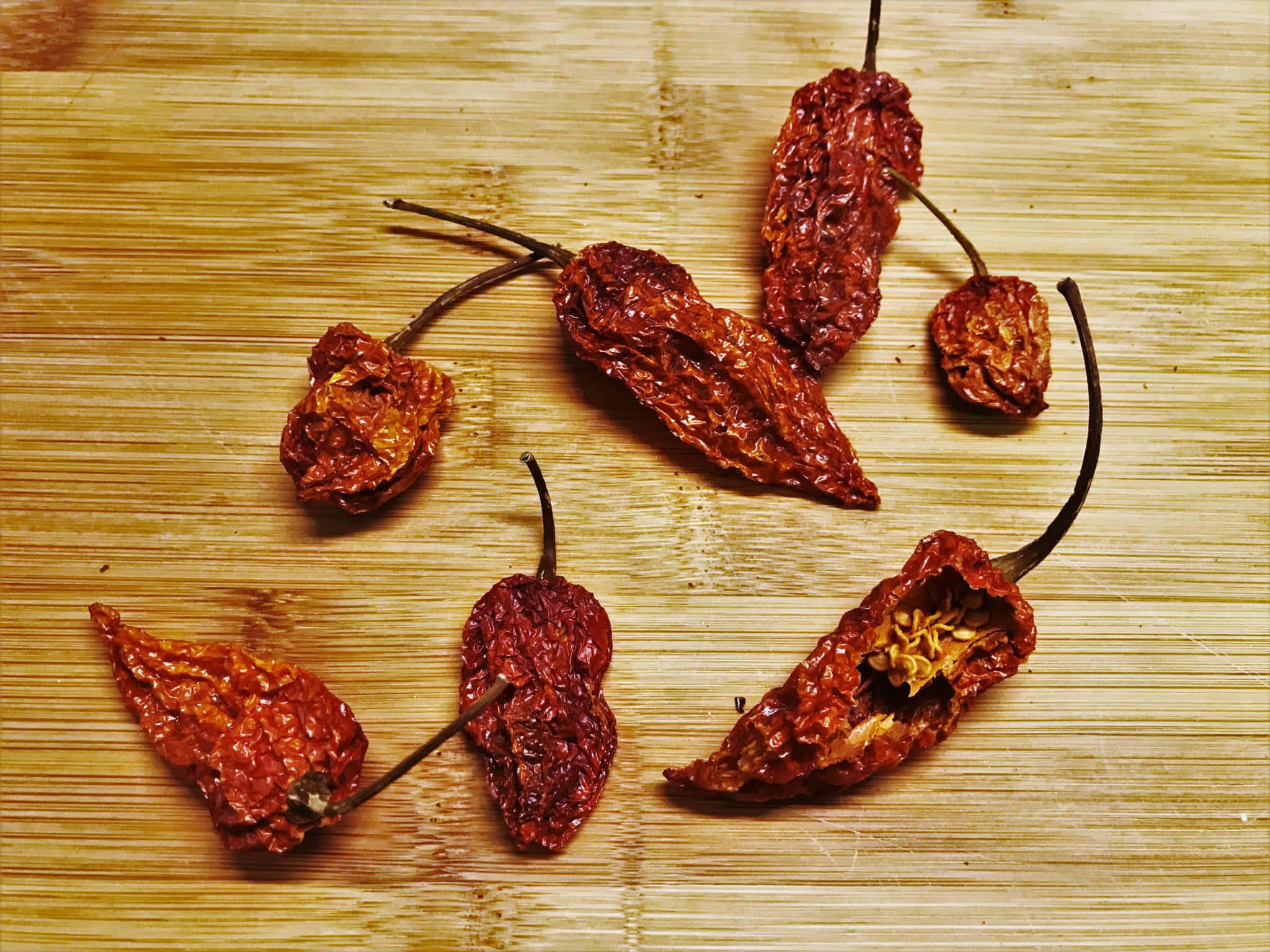 Ghost Pepper, 2048 x 1536, sun-dried red chilies, Full HD Desktop Wallpaper