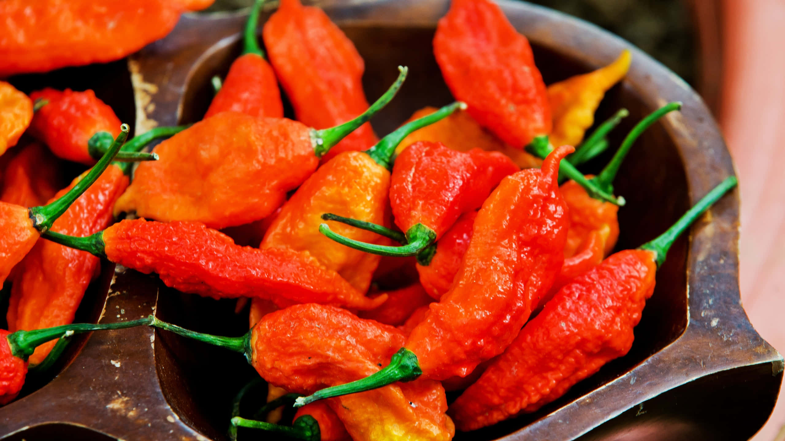 Ghost Pepper, 2560 x 1440, red, 2K Desktop Wallpaper