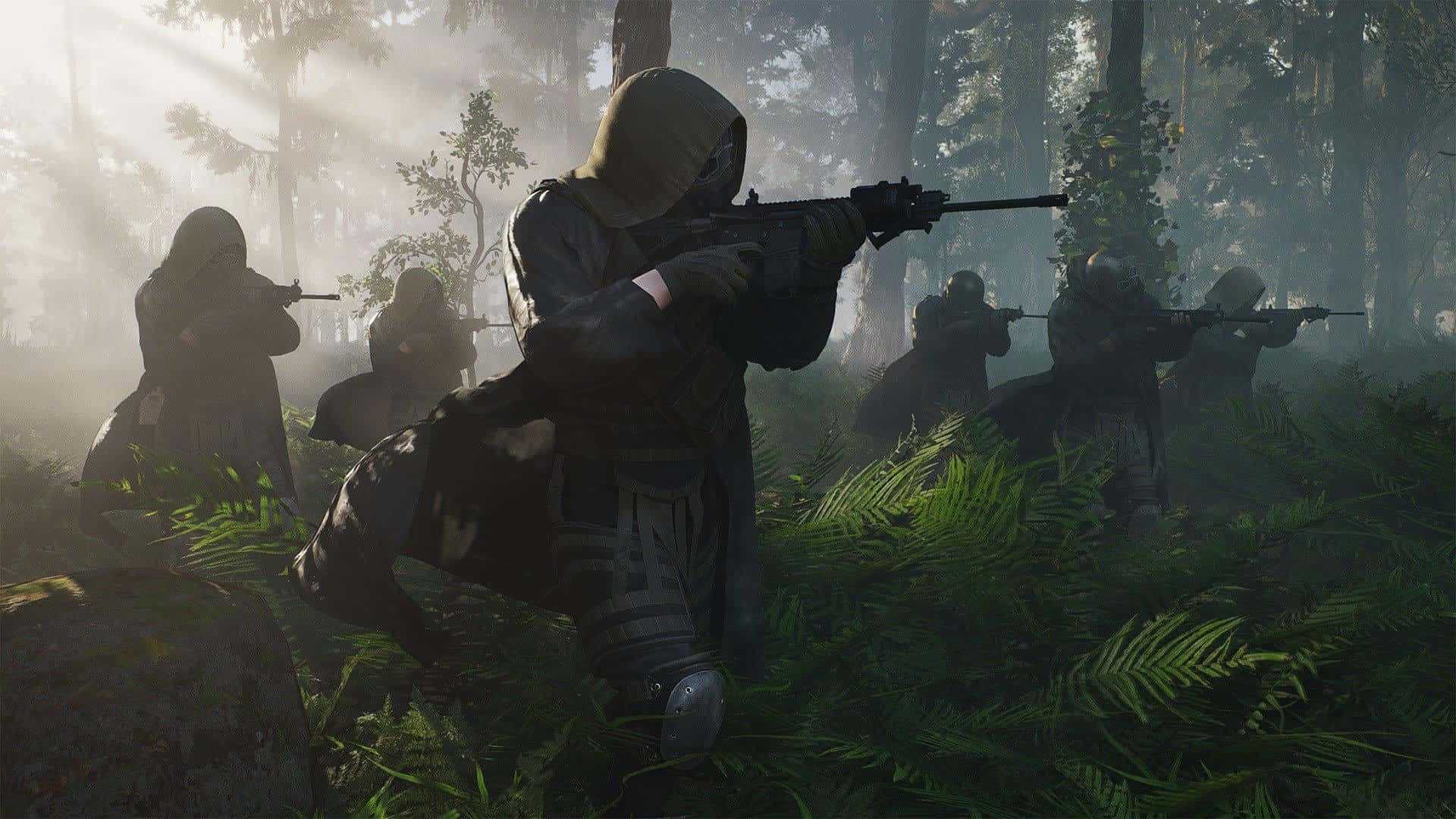 Ghost Recon, soldiers, forest, Full HD Desktop Wallpaper