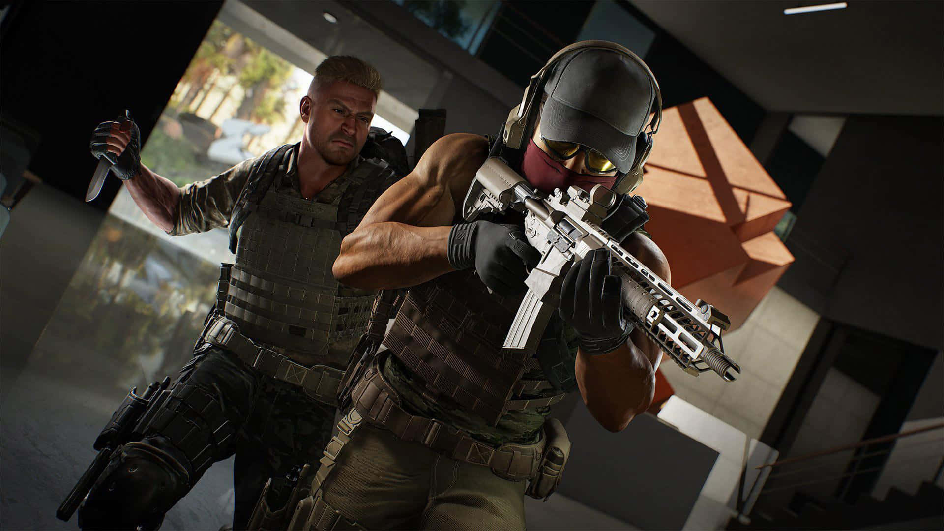 Ghost Recon, tactical soldiers, modern gear, Full HD Desktop Wallpaper
