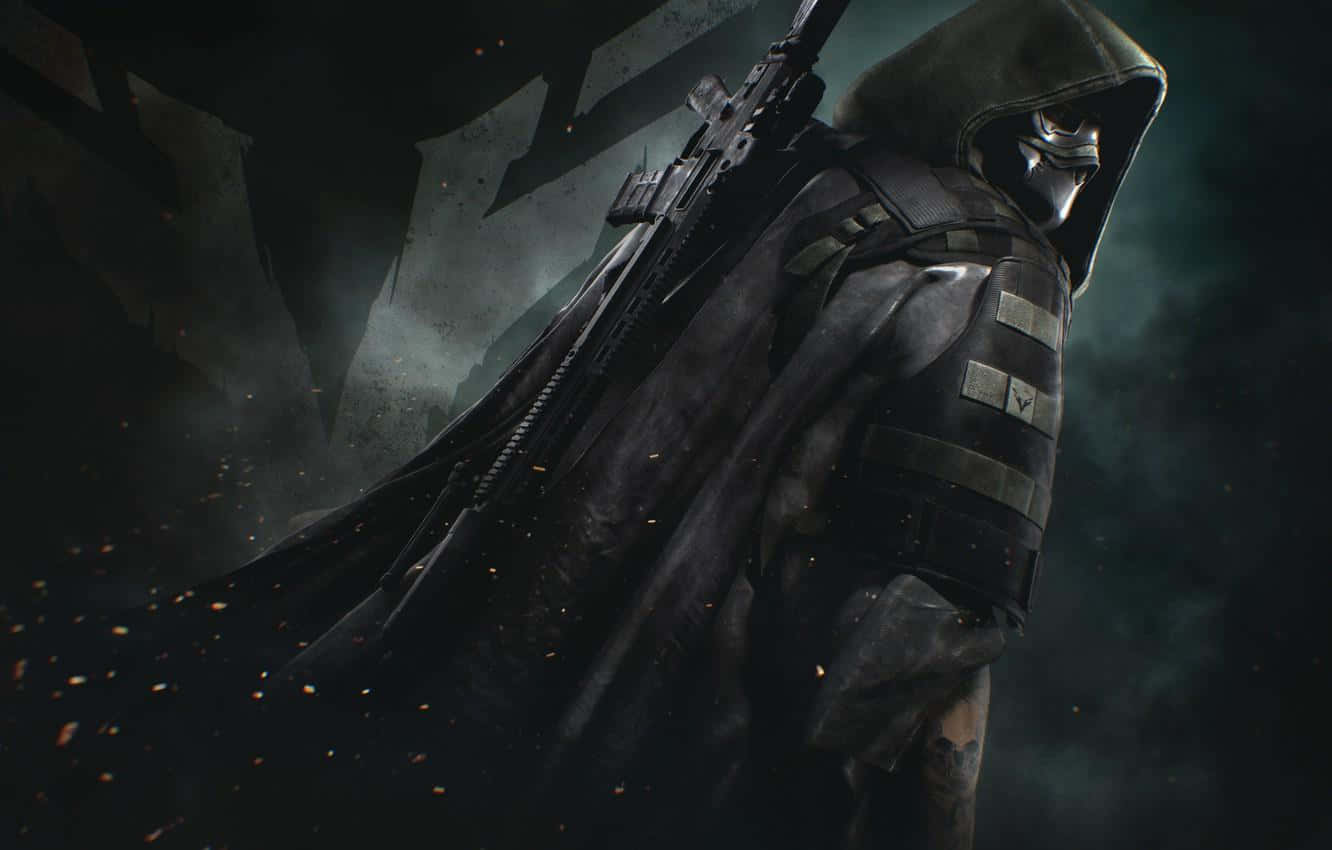 Ghost Recon, hooded masked soldier, dark tactical gear, HD Desktop Wallpaper