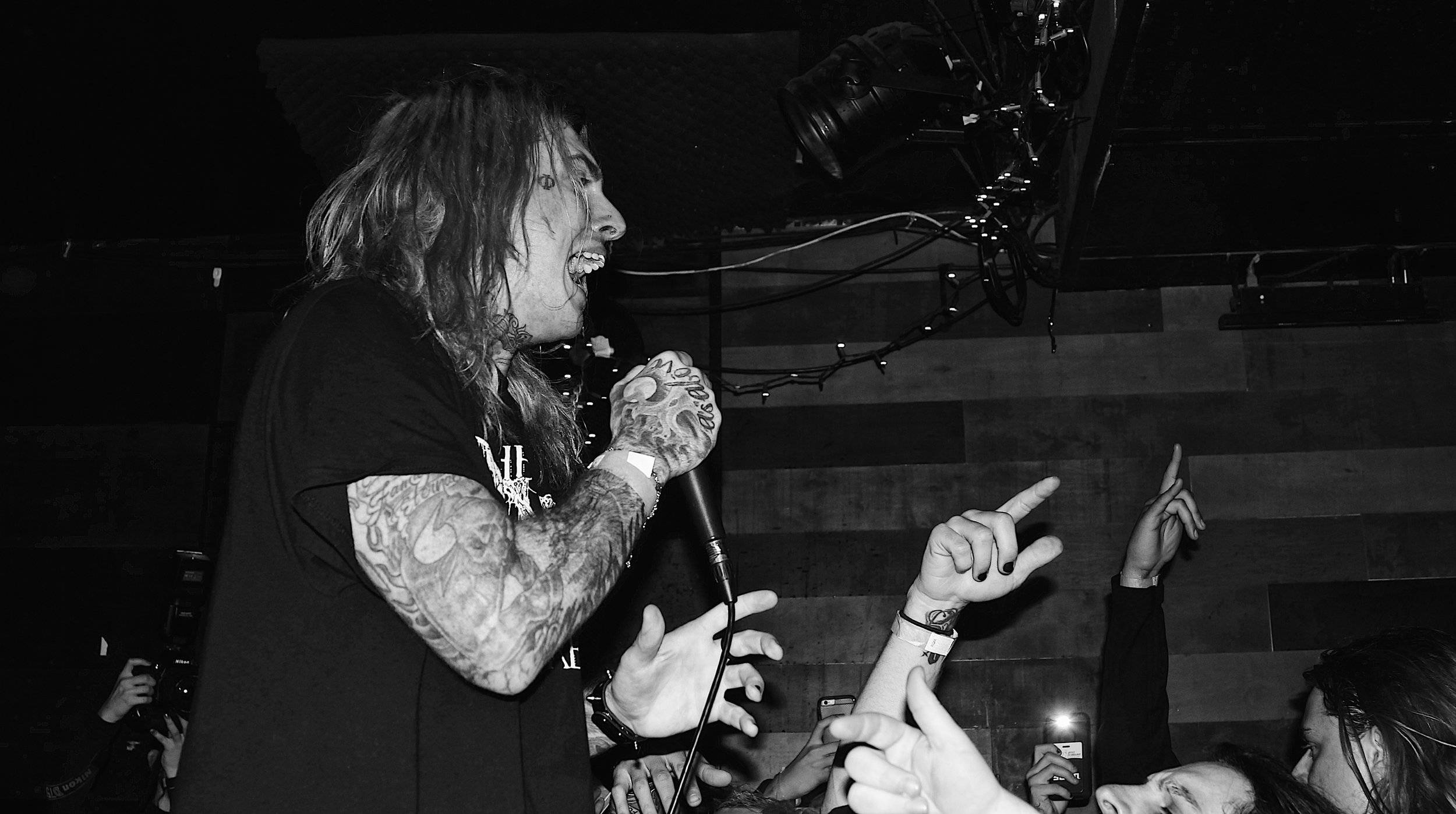 Ghostemane, singing, side view, Full HD Desktop Wallpaper