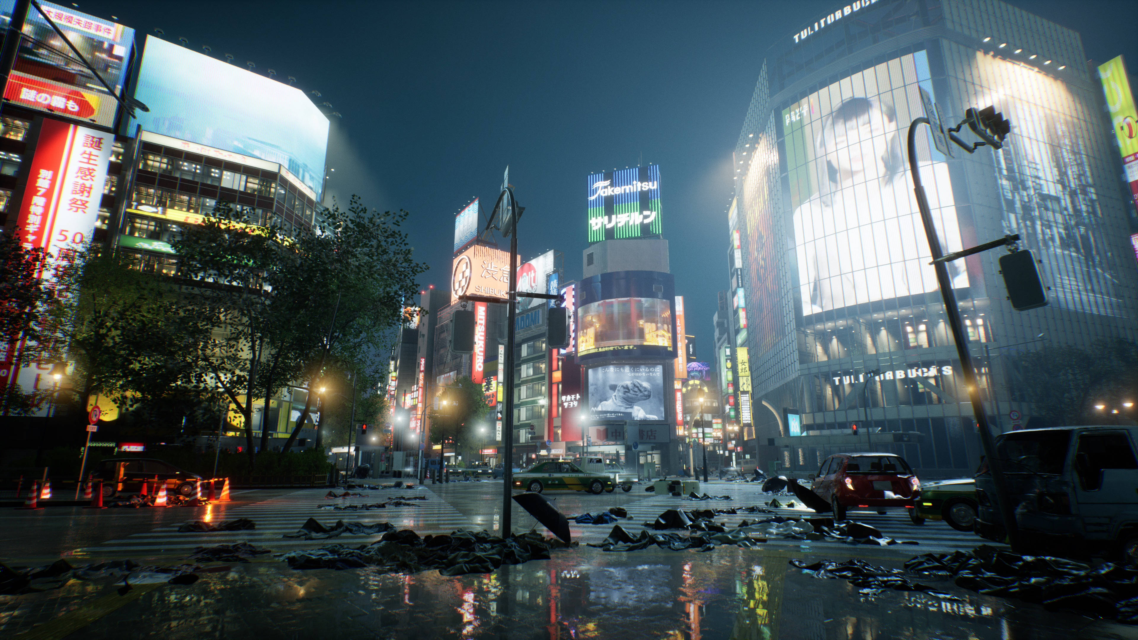 Ghostwire Tokyo, Tokyo, night, 4K Desktop Wallpaper