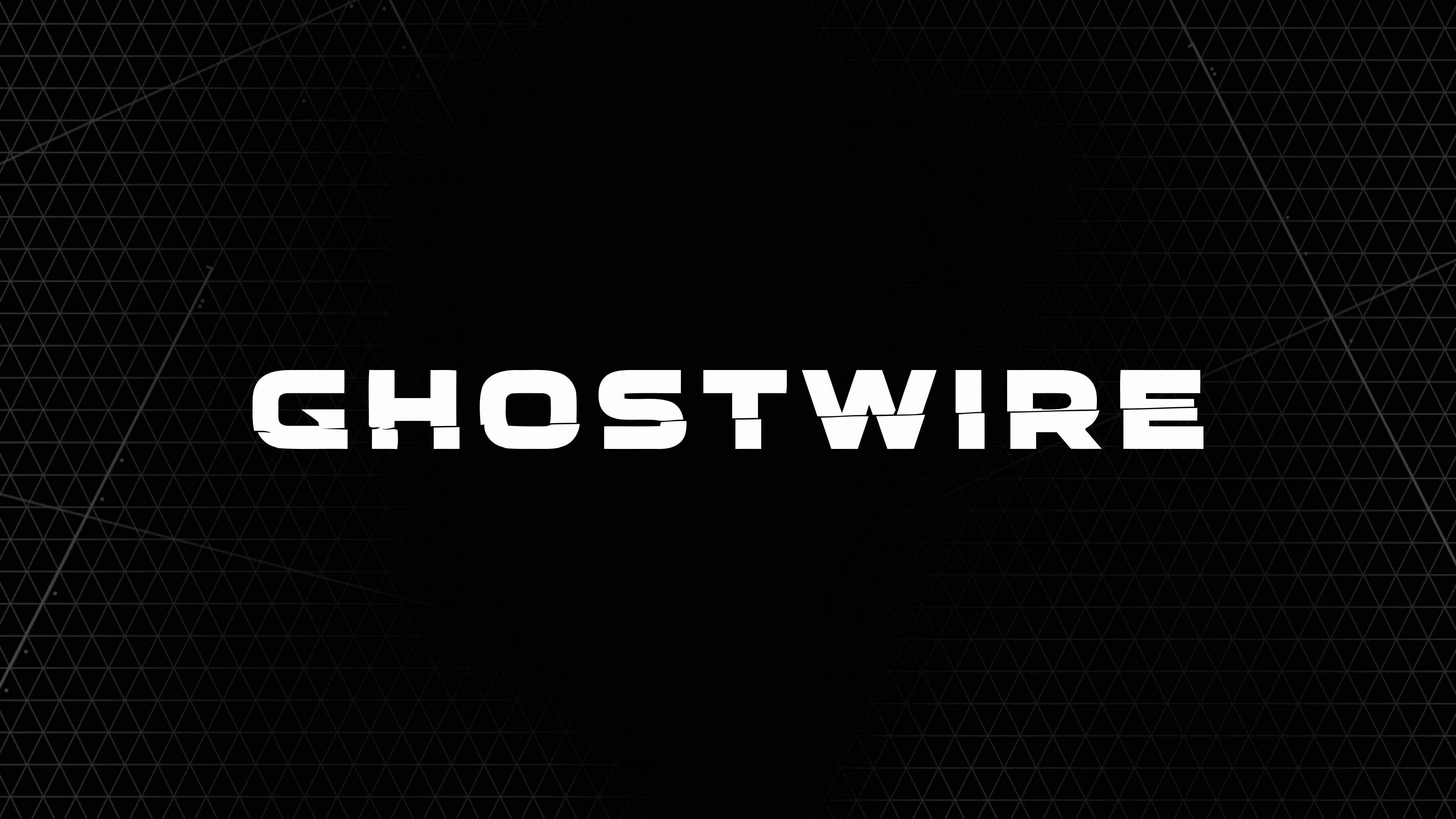 Ghostwire Tokyo, white, black, 4K Desktop Wallpaper