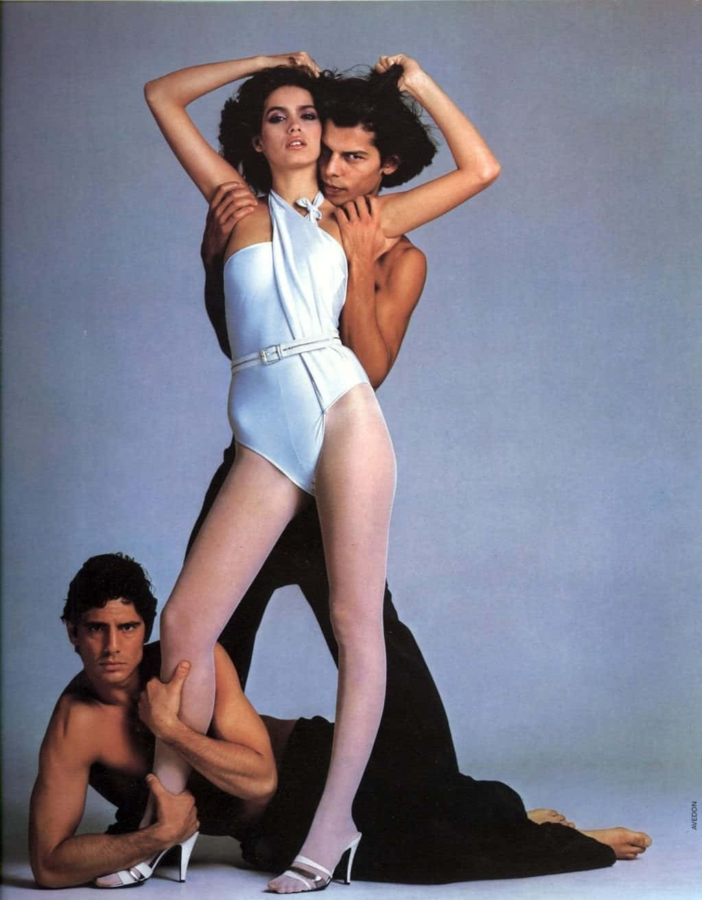 Gia Carangi, light blue swimsuit, black, HD Phone Wallpaper