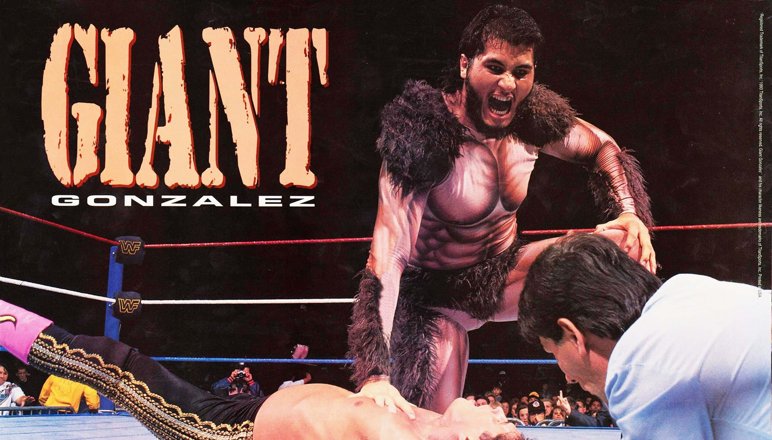 Giant Gonzalez, wrestler, ring, Full HD Desktop Wallpaper