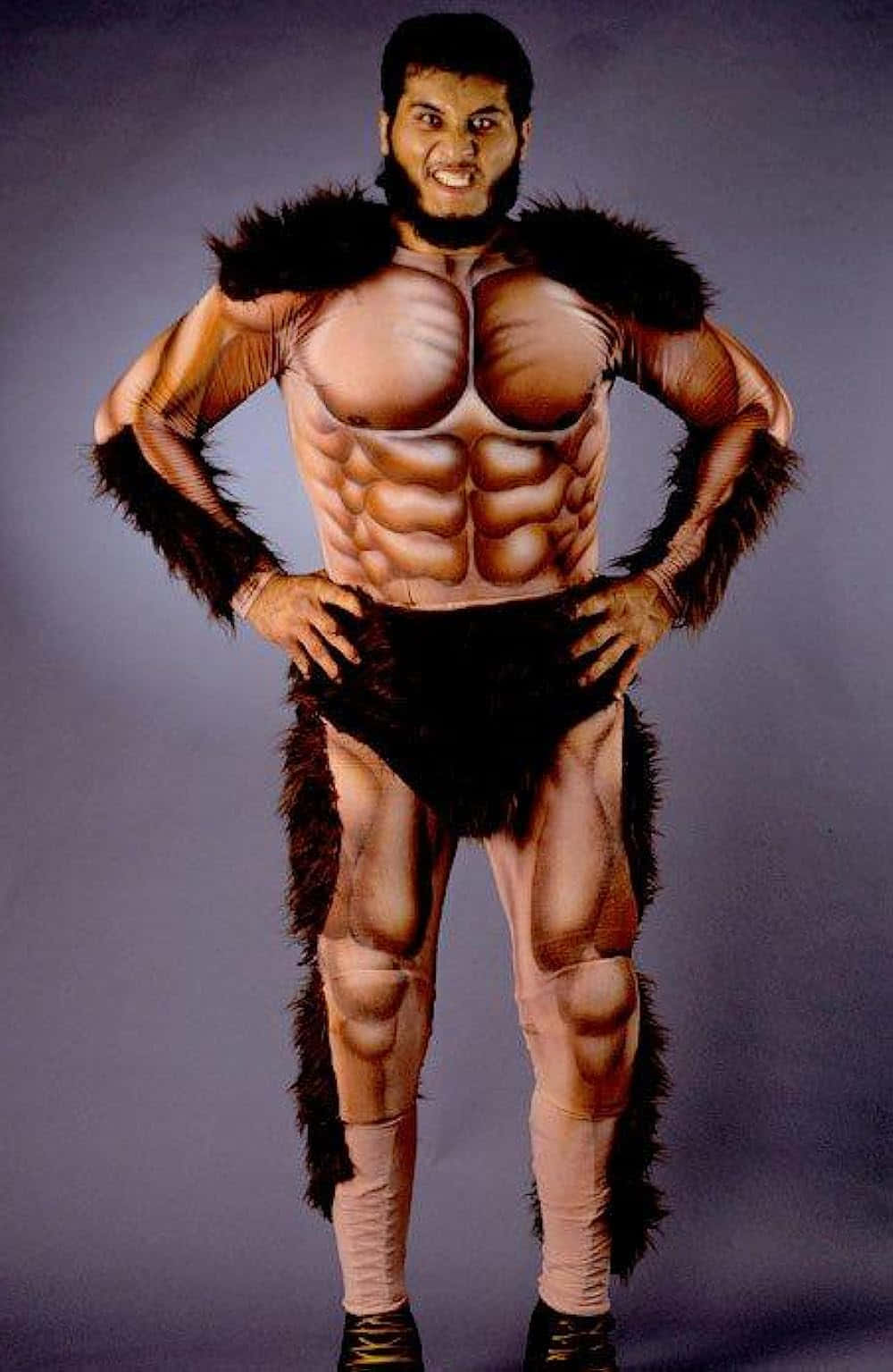 Giant Gonzalez, wrestling costume, full-body muscular costume, HD Phone Wallpaper