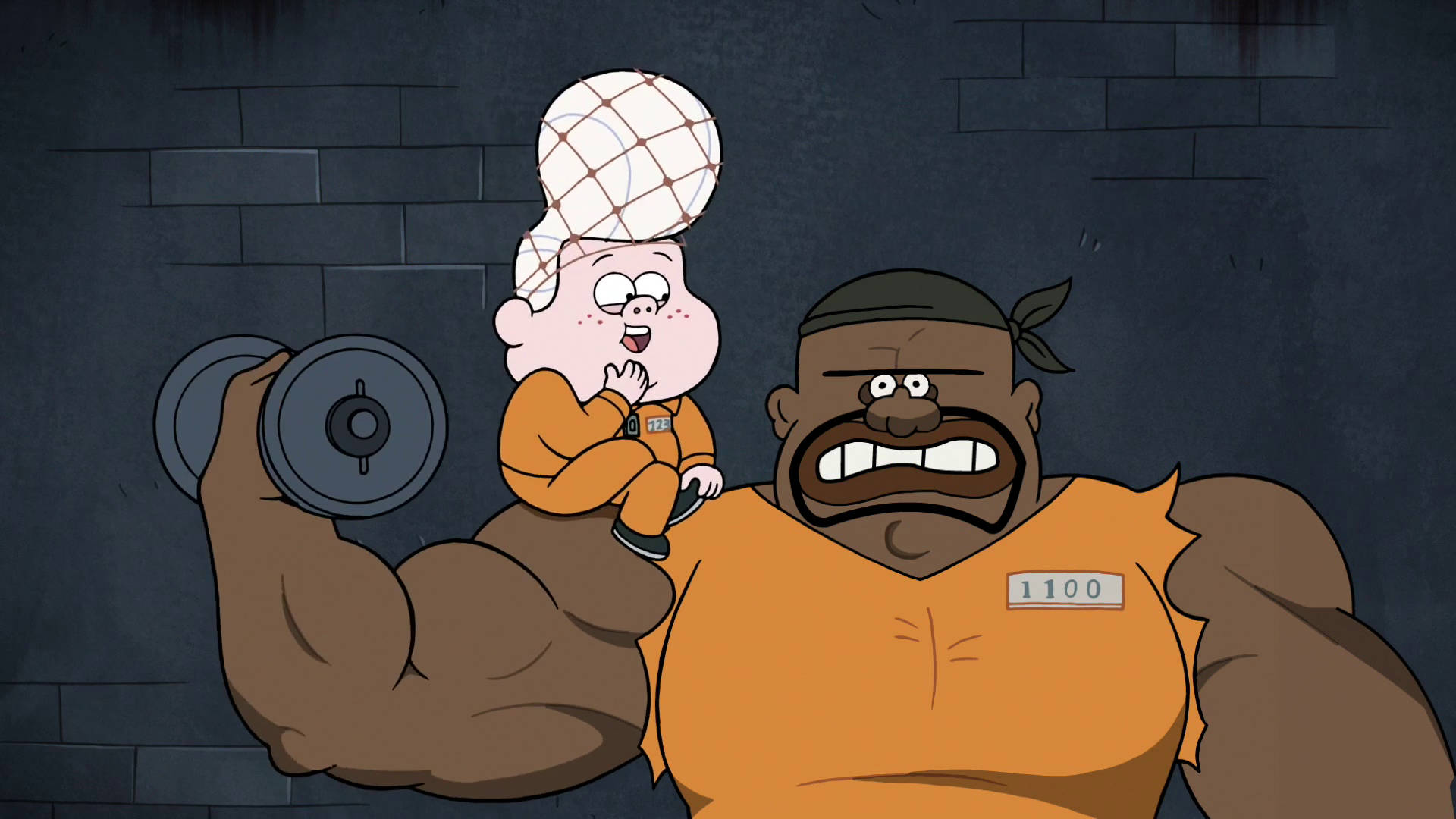 Gideon Gleeful, bodybuilder, prison cell, Full HD Desktop Wallpaper