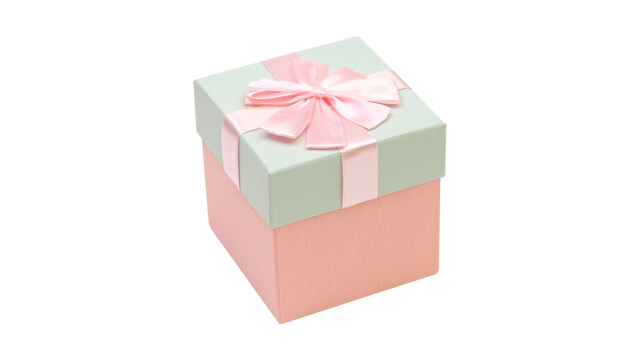 pastel pink, mint green, soft pink satin bow, Full HD Desktop Wallpaper