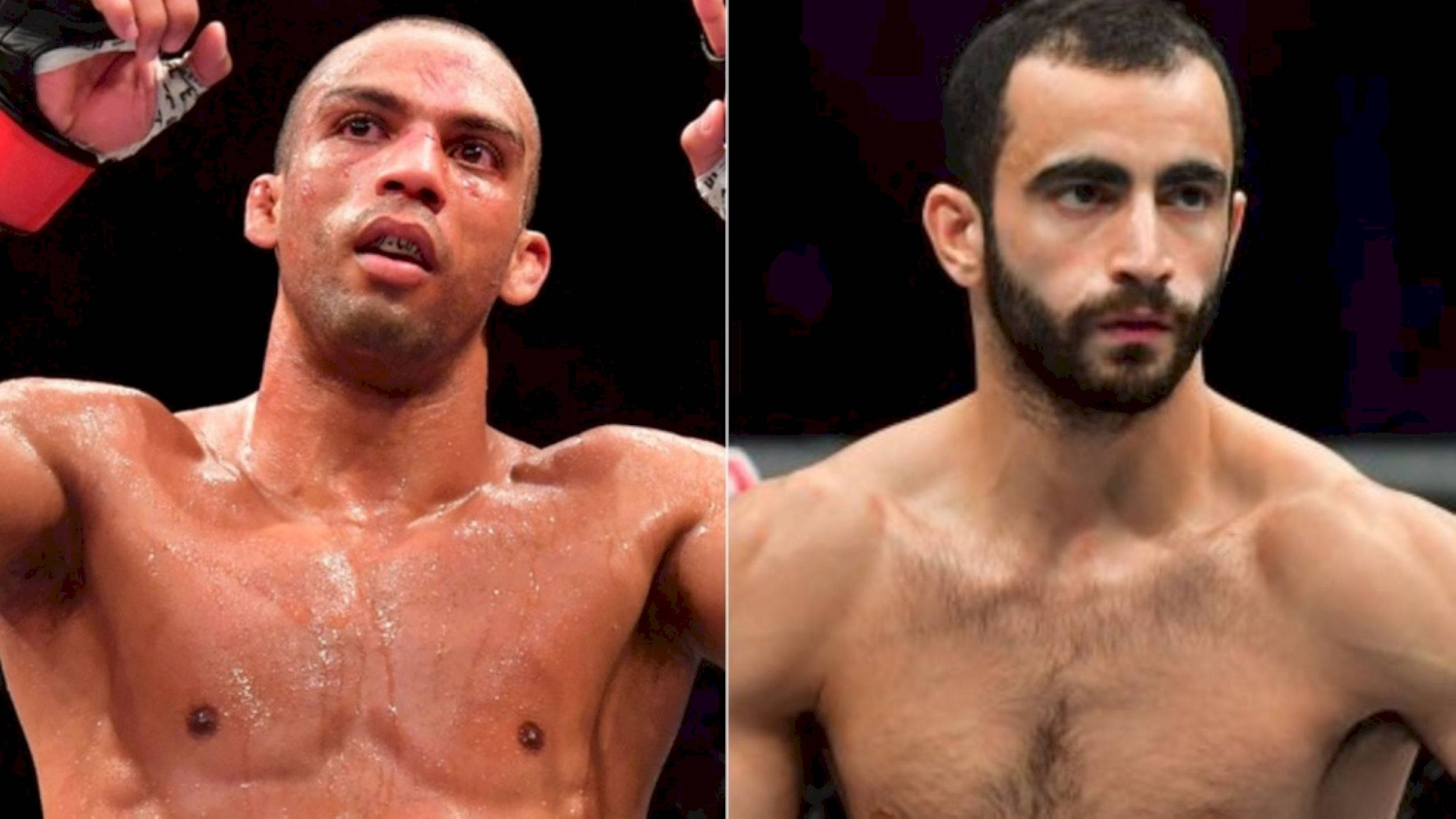 Giga Chikadze, combat sports arena, sweaty male fighters, Full HD Desktop Wallpaper