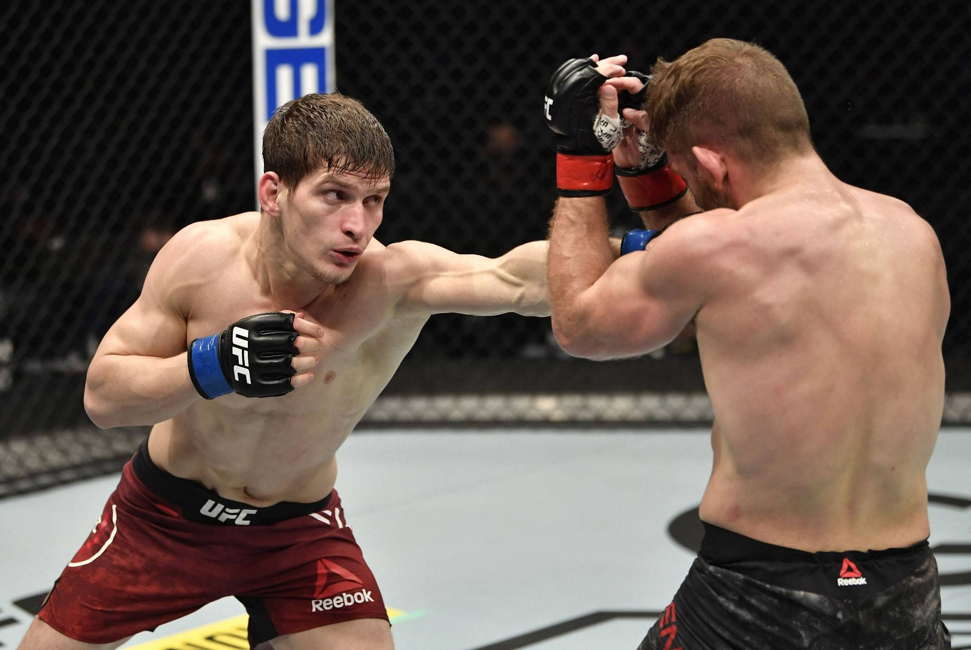 Giga Chikadze, block punch, MMA fighters, Full HD Desktop Wallpaper