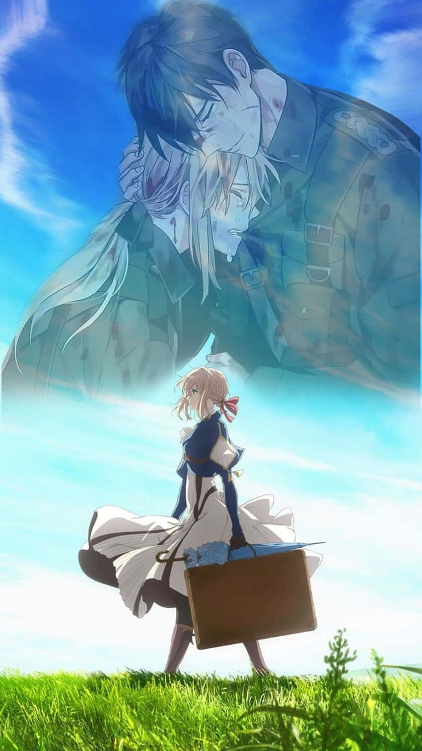 Gilbert Bougainvillea, translucent anime man, military uniform, HD Phone Wallpaper