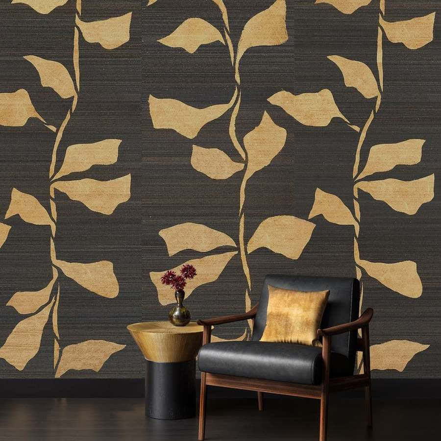 gilded details, gold pillow, red flowers, SD Desktop Wallpaper