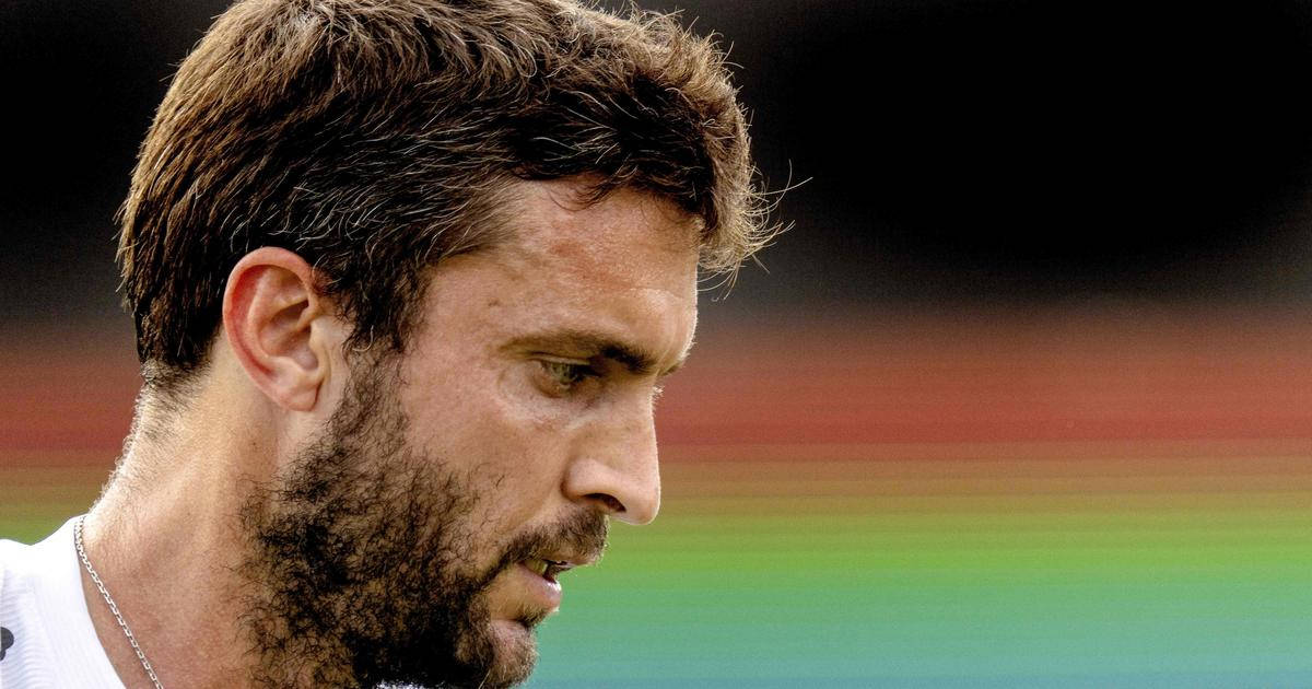 Gilles Simon, bearded man, profile, SD Desktop Wallpaper