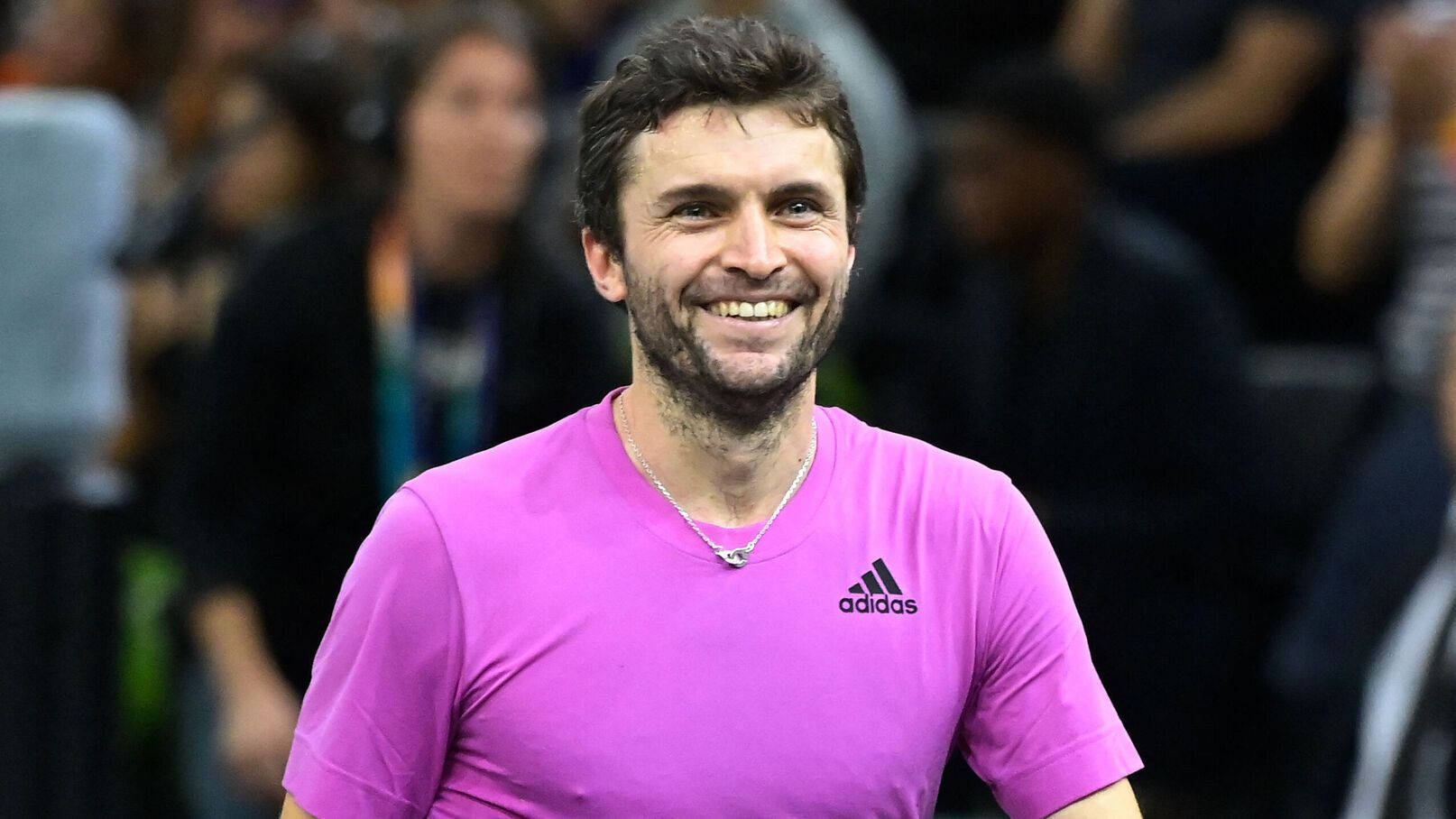 Gilles Simon, adidas, pink, HD Desktop Wallpaper
