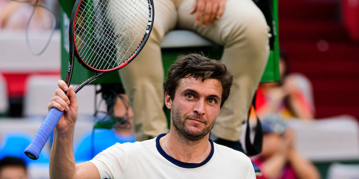 Gilles Simon, umpire, tennis player, SD Desktop Wallpaper