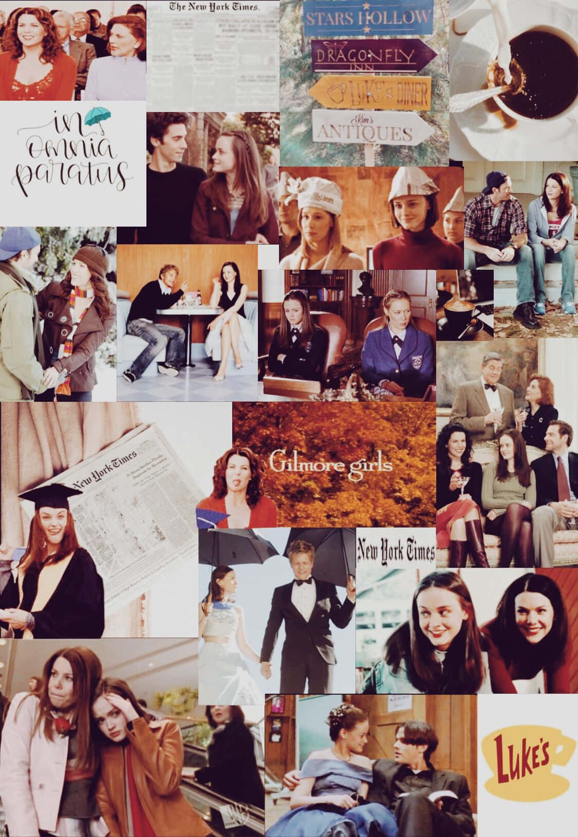 Gilmore Girls, coffee shops, graduation moments, HD Phone Wallpaper