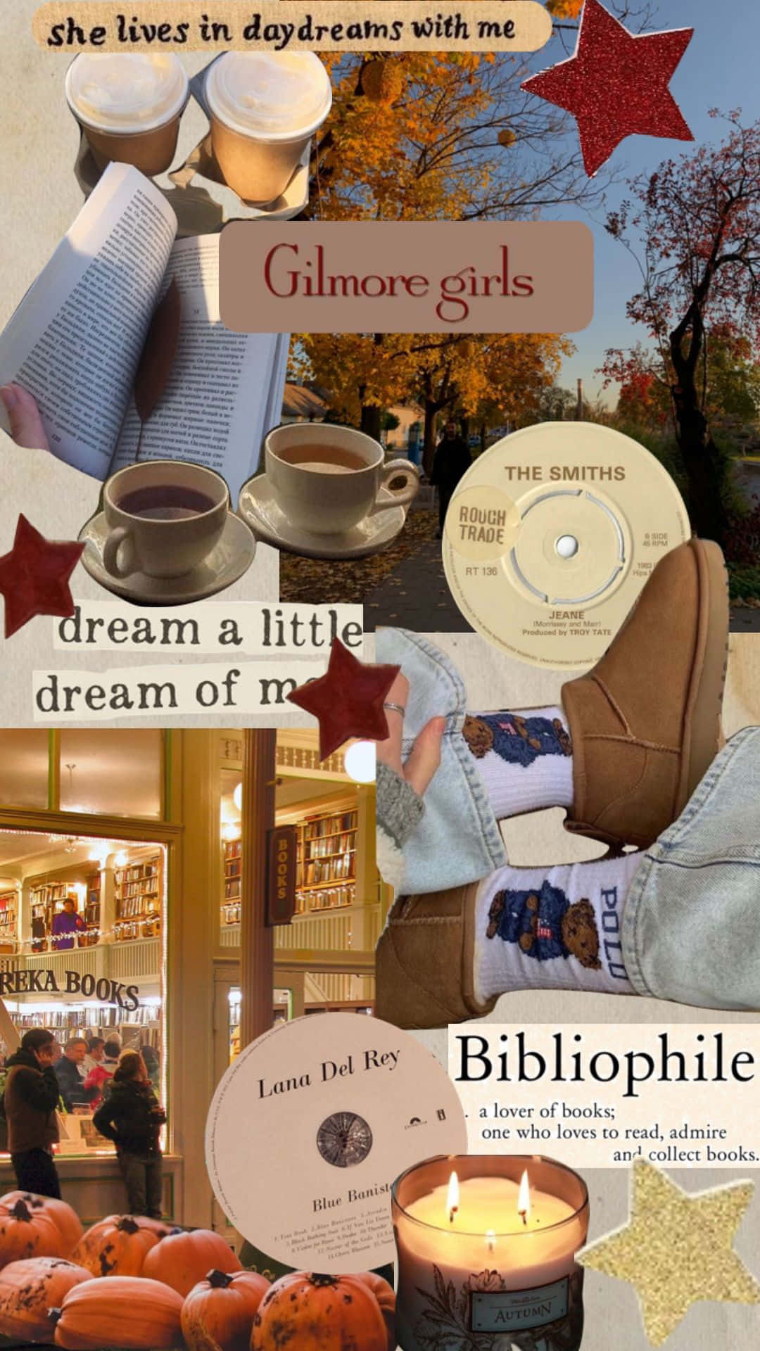 Gilmore Girls, autumn aesthetic, coffee, Full HD Phone Wallpaper