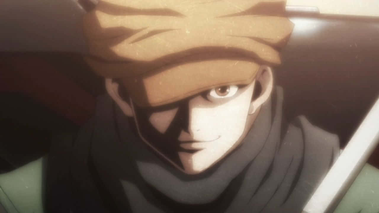 Ging Freecss, brown headwrap, dark scarf, HD Desktop Wallpaper