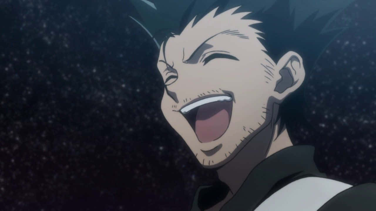 Ging Freecss, starry night sky, spiky hair, HD Desktop Wallpaper