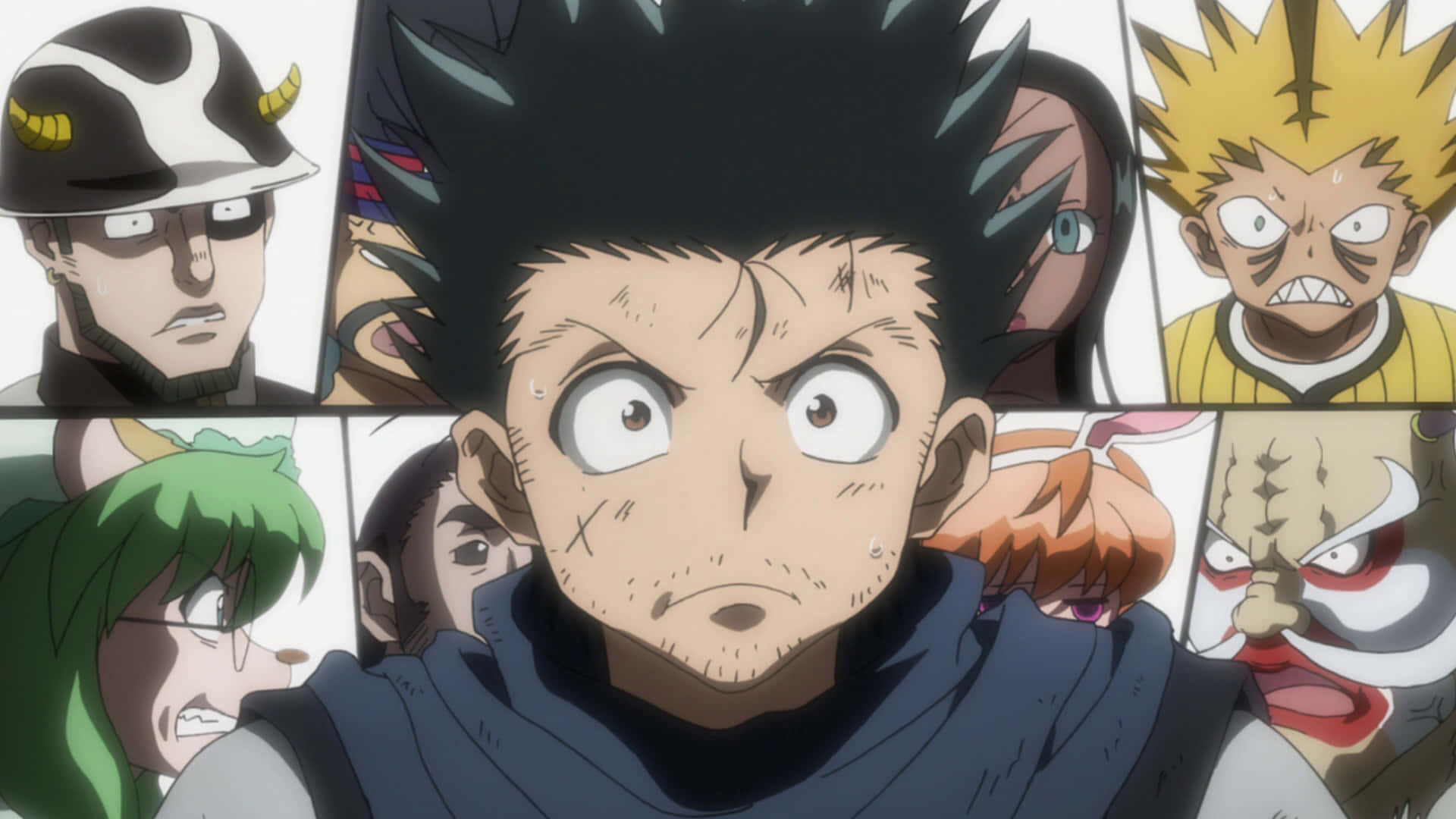Ging Freecss, spiky black hair, anime protagonist, Full HD Desktop Wallpaper
