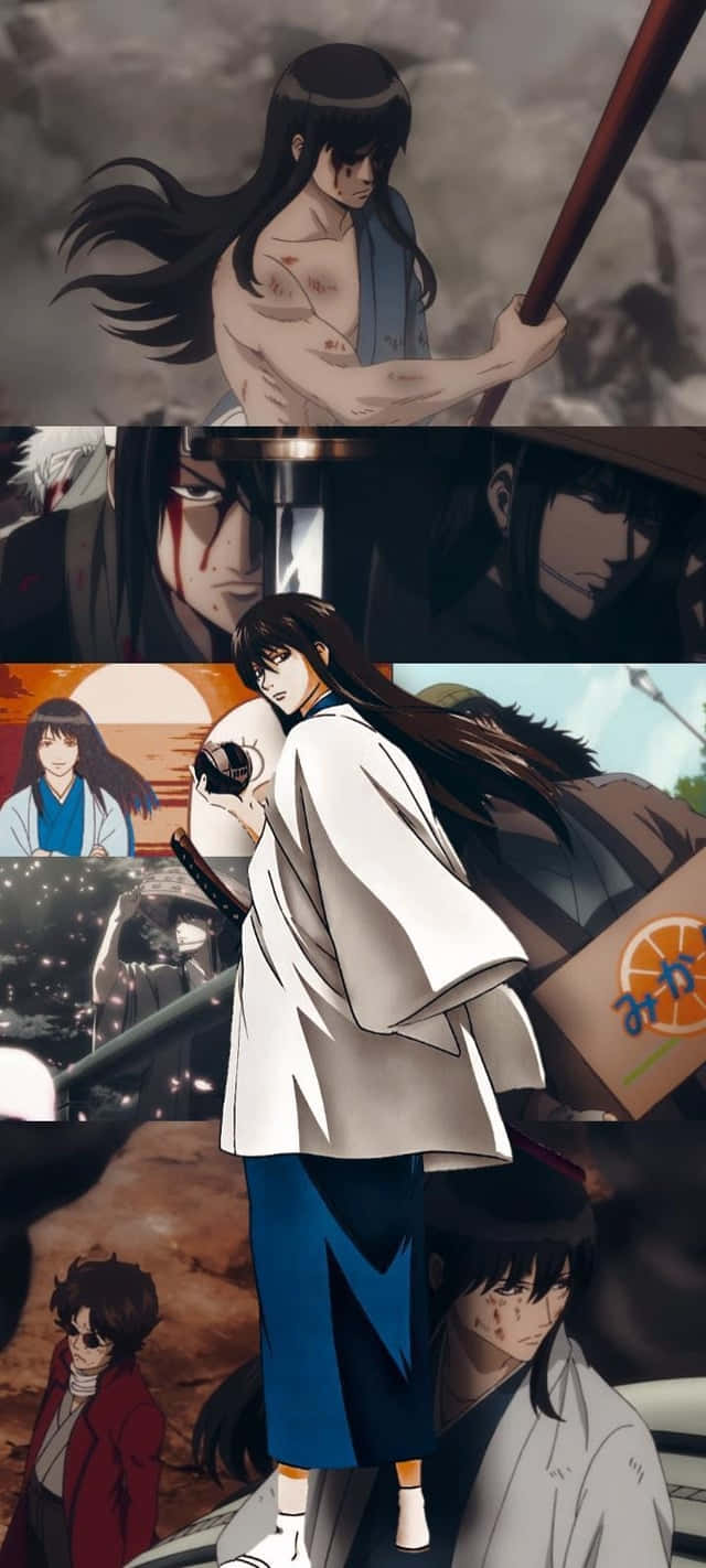 Gintama Elizabeth, anime characters, swords, HD Phone Wallpaper