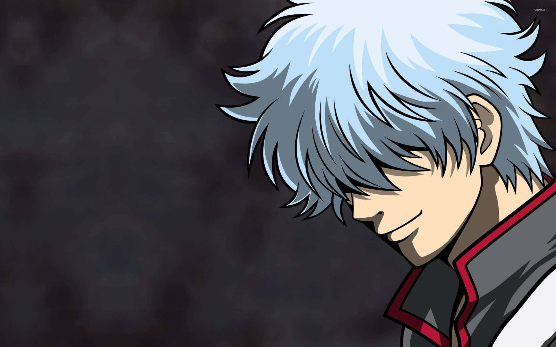 Gintama HD, spiky silver hair, smirk, Full HD Desktop Wallpaper