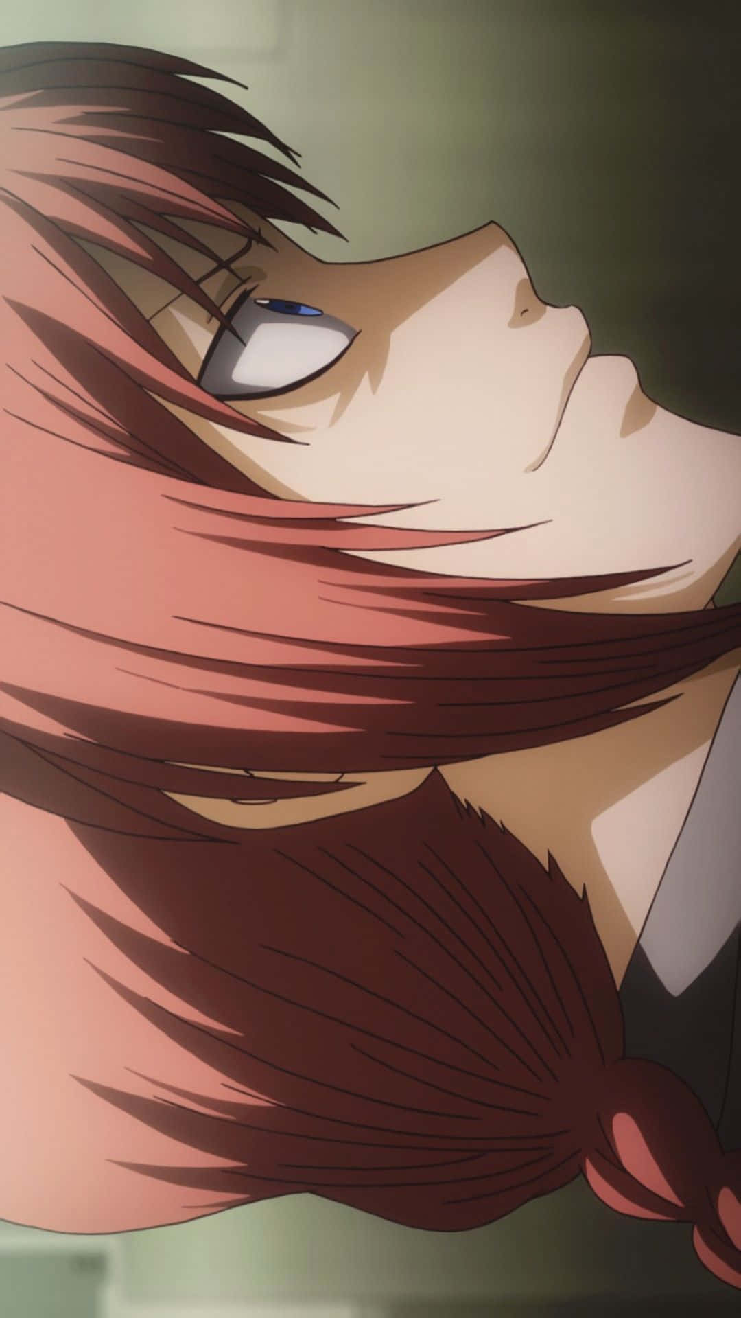 Gintama Kamui, reddish-brown hair, braid, Full HD Phone Wallpaper