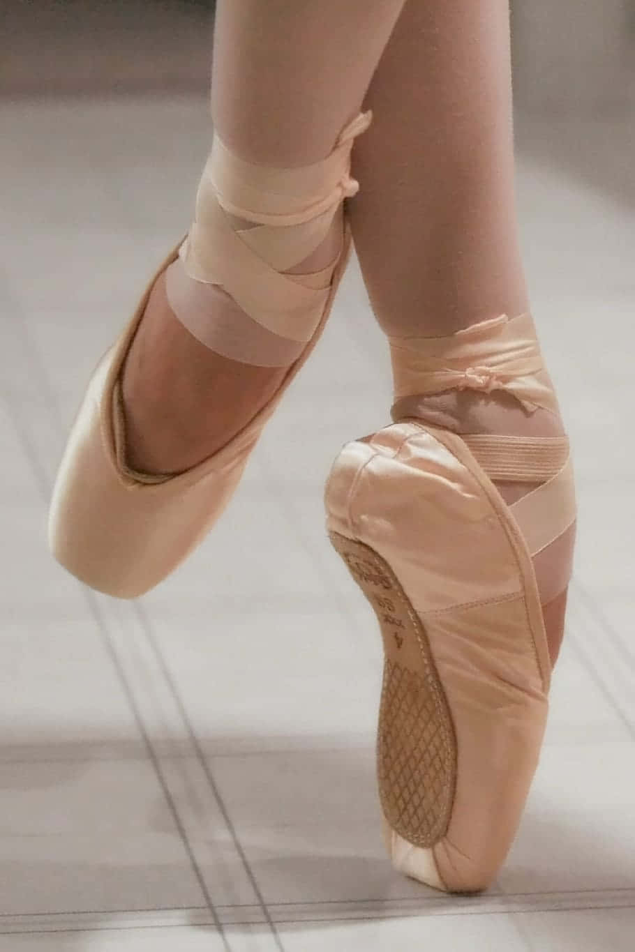 pointe shoes, pale pink, ballerina, HD Phone Wallpaper