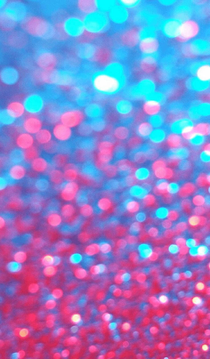 glitters, pink, cyan, SD Phone Wallpaper