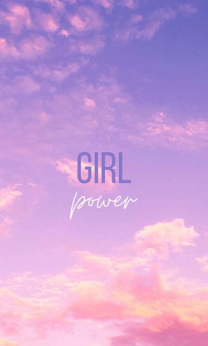 Girl Power Inspiration Sky, pastel sky, pink and purple clouds, SD Phone Wallpaper