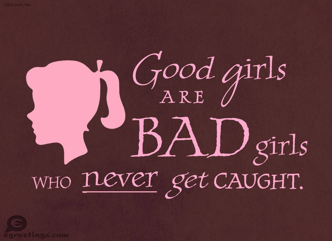 Savage Good and Bad Girls, pink silhouette, ponytail, SD Desktop Wallpaper