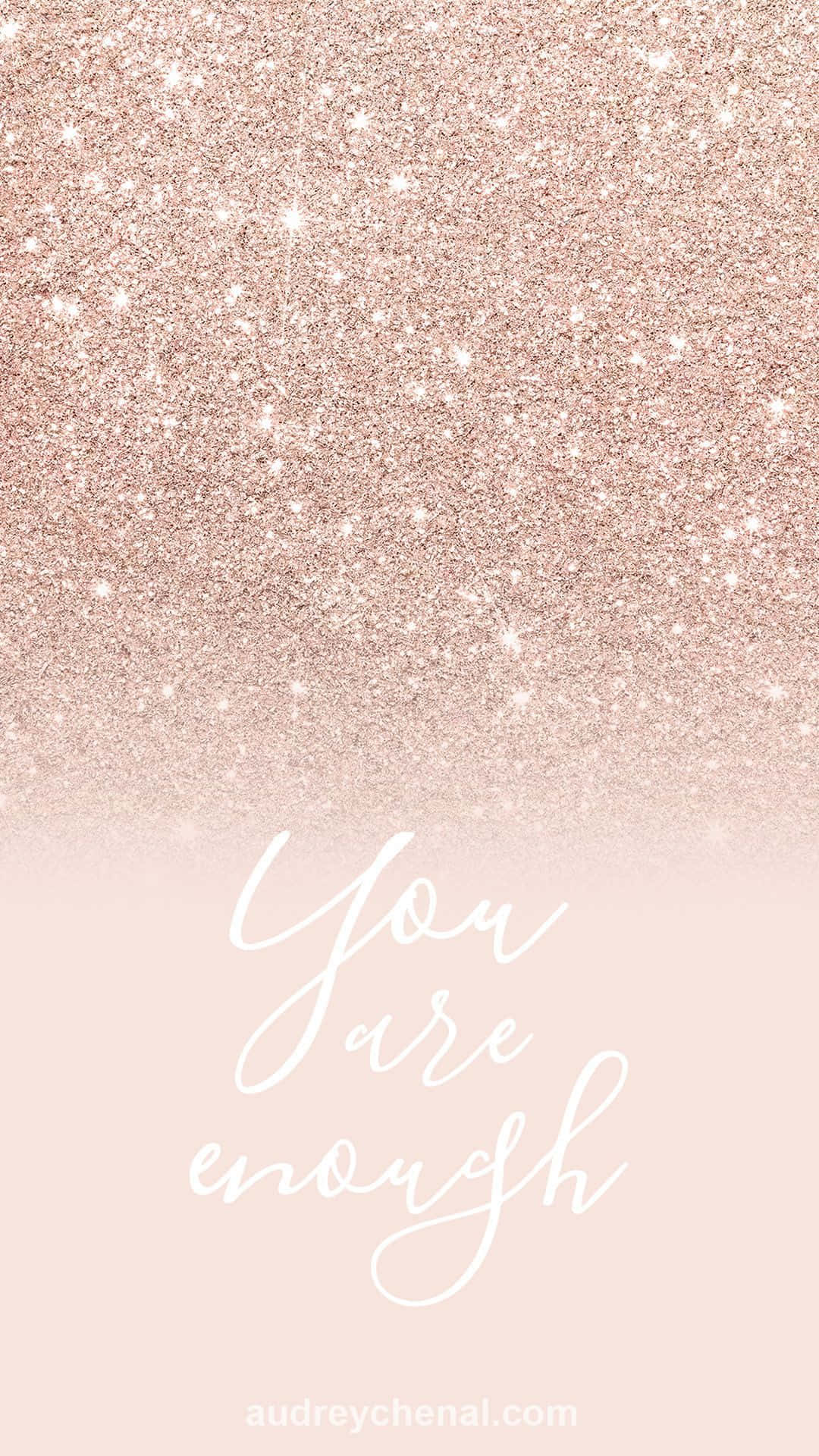 rose gold dress, soft pink glitter background, blush tone, Full HD Phone Wallpaper