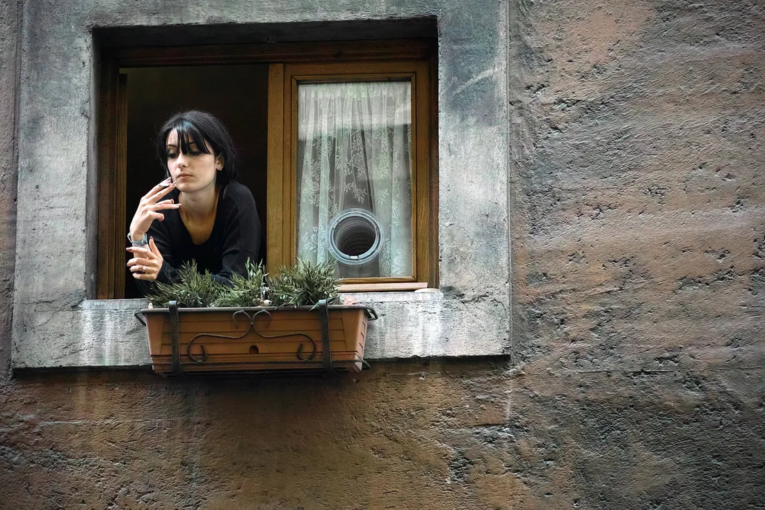 Girl Smoking