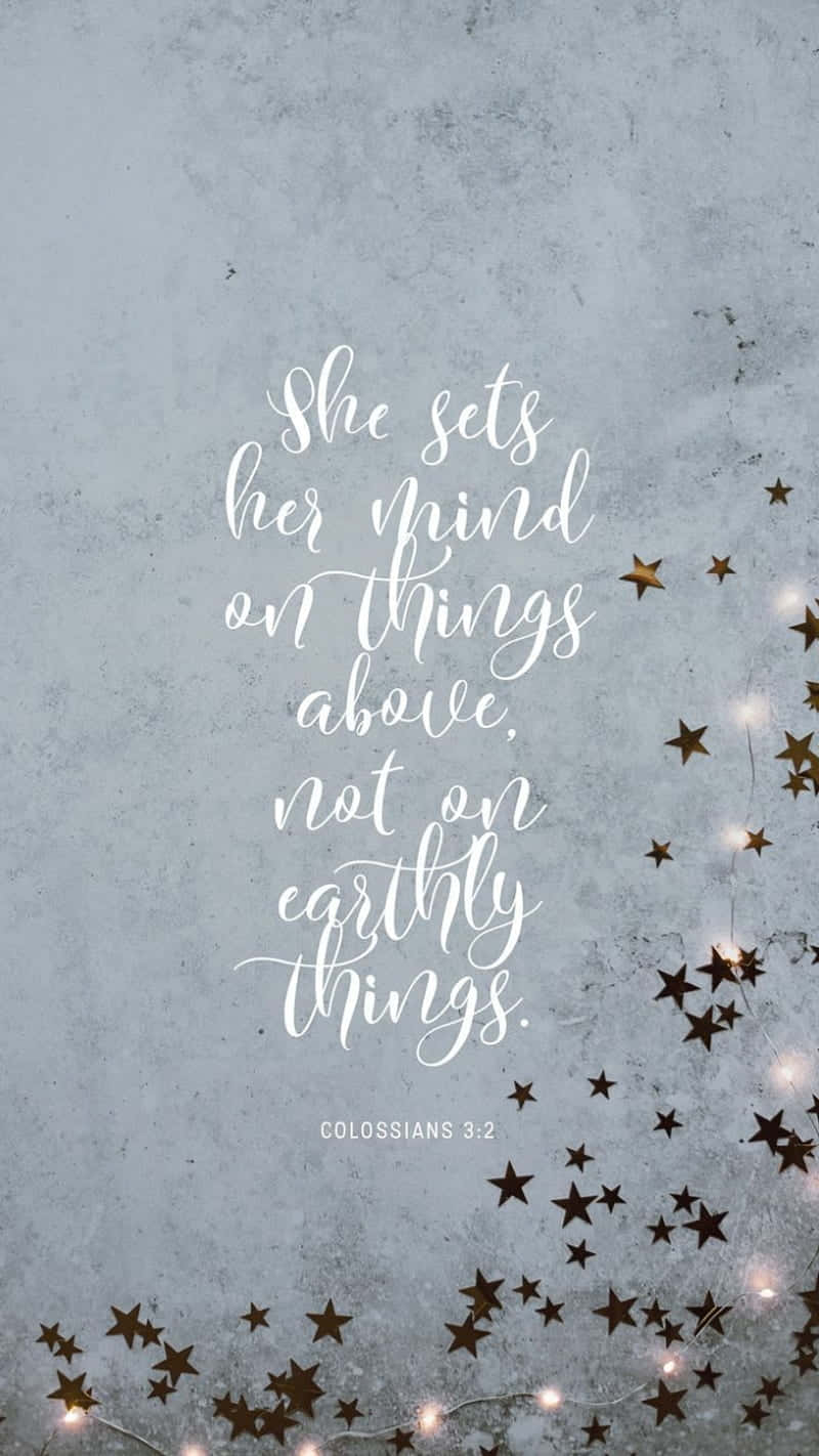 Girly Bible Verse, white cursive scripture, textured gray background, HD Phone Wallpaper