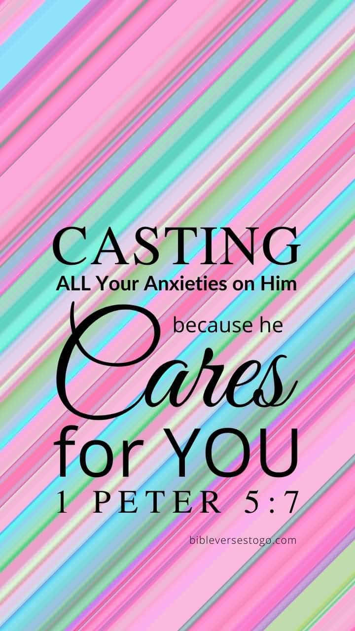 Girly Bible Verse, pink, teal, HD Phone Wallpaper