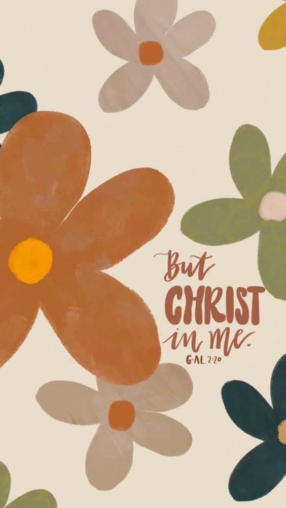 Girly Christian, Gal 2:20, script text, SD Phone Wallpaper
