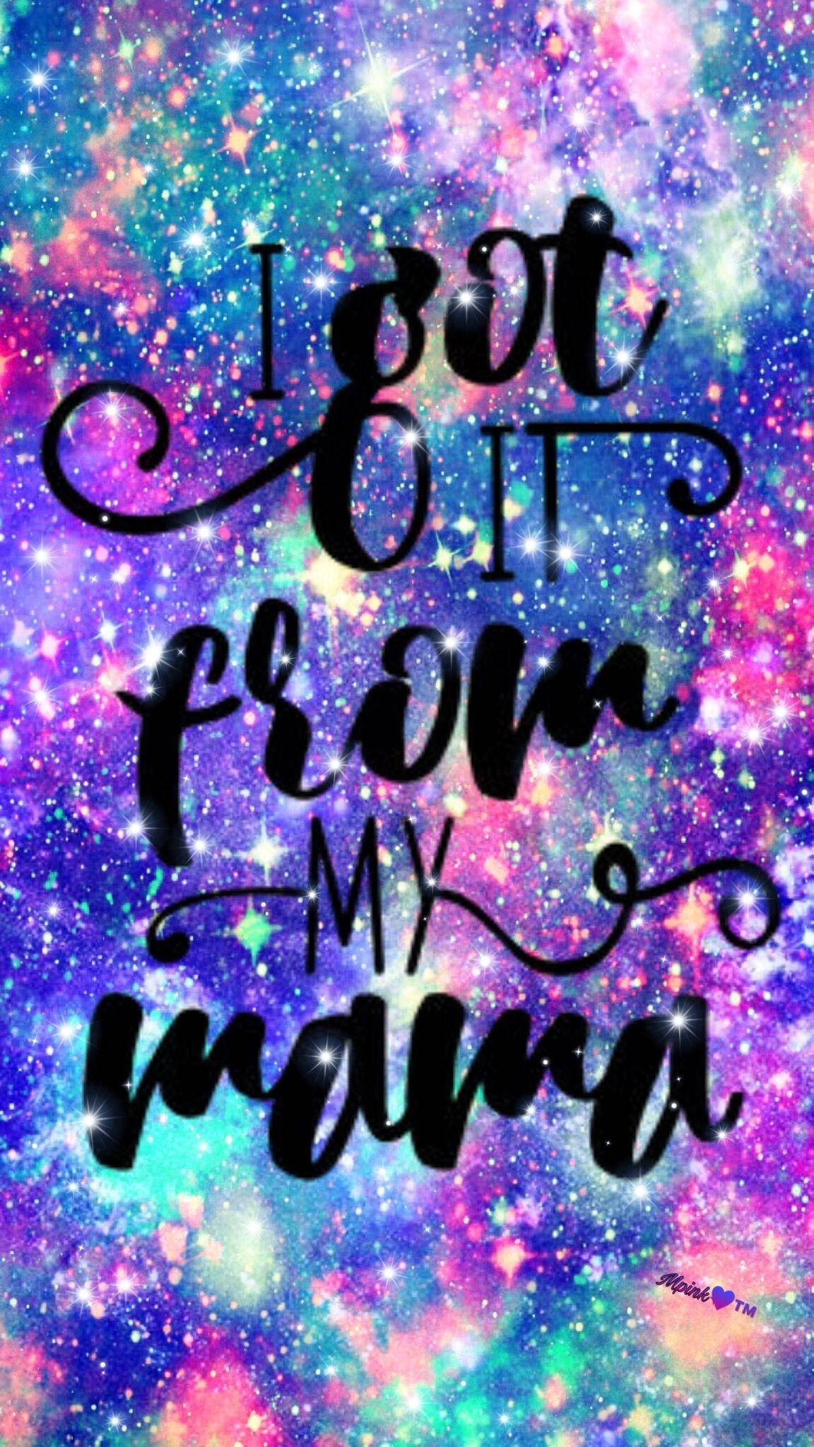 Girly Galaxy, cosmic galaxy background, sparkling stars, Full HD Phone Wallpaper