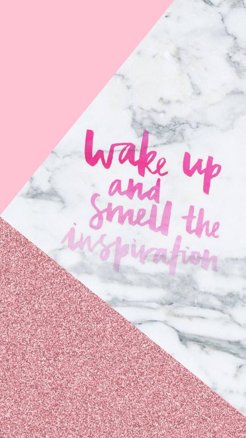 Girly Lock Screen iPhone, pink glitter, marble, HD Phone Wallpaper
