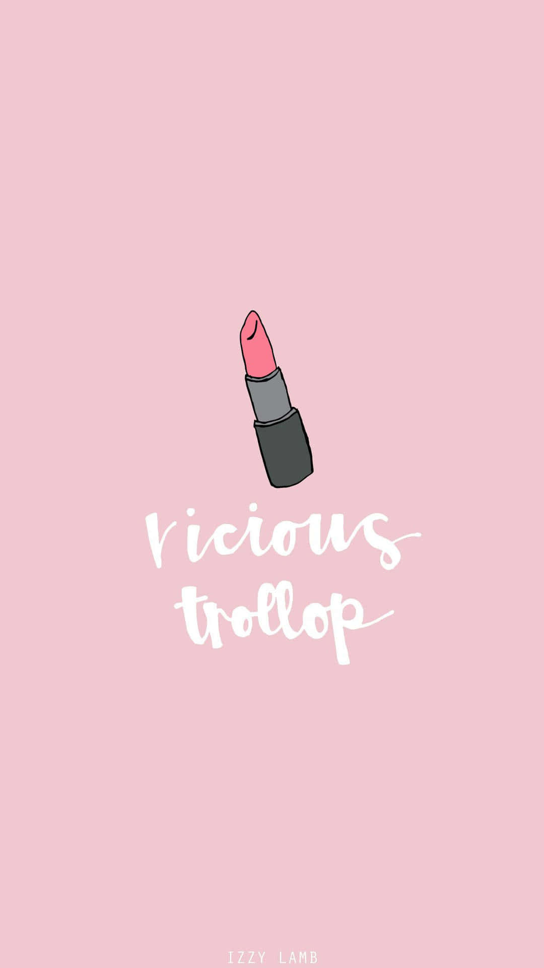 vicious trolop, pink lipstick, soft pink background, Full HD Phone Wallpaper